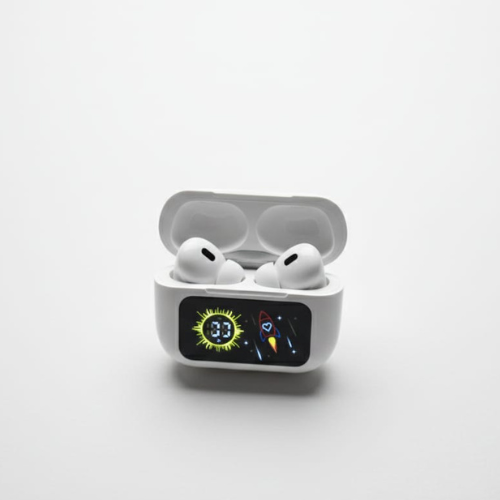 Stylish LCD Display Bluetooth Earbuds