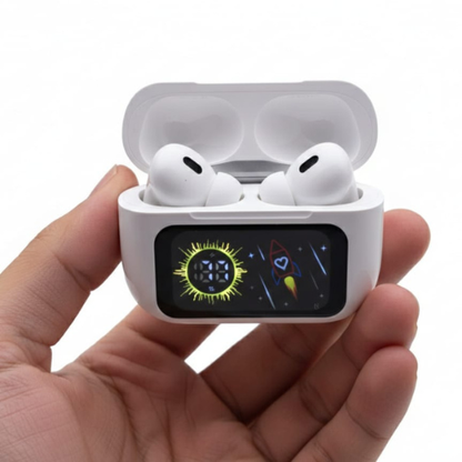 Stylish LCD Display Bluetooth Earbuds